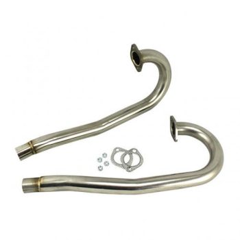   J-pipe, 38mm, Beetle/T2 (pair) stainless steel - Vintage Speed