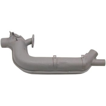   Heating drum, (super light) right side, 3 kg. Made of gray painted steel.