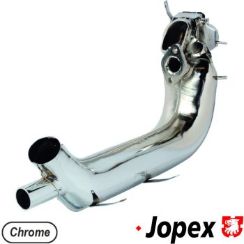  Heater drum, chrome, left, 12/13/15-1600cc,