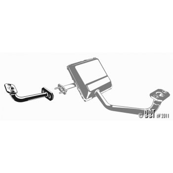 Exhaust pipe filter/muffler