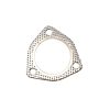  Gasket (triangle) exhaust 55mm, T25, T1 Mex. 1.6 Cat. (holes center 69mm, holes inside 55mm)