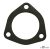  Gasket, between muffler and muffler, 4 in 1, large flange