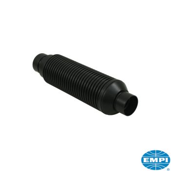   Heater pipe between engine and chassis, plastic, 362mm 60/50 mm, Beetle 1.2 12/47-07/64 (1.6), 1.2-1.5 08/64-07/67
