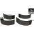 Brake shoe rear (4) T25 08/87-07/92 Syncro 16" 270x65mm