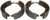 Brake shoe set, 252 x 56, rear, T2 08/70-07/71