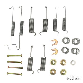 Rear brake shoe mounting kit, T25 05/79-07/92