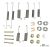 Rear brake shoe mounting kit, T25 05/79-07/92