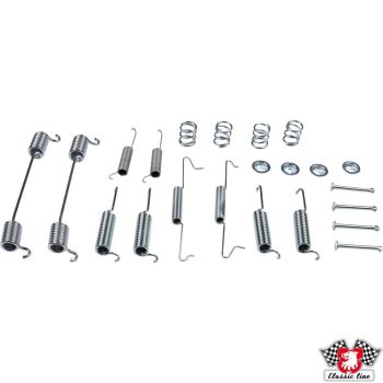   Rear brake shoe mounting kit Syncro, Classic Line, T25 05/85-08/92, Syncro 16 inch