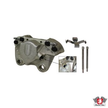   Brake block, left, ATE, T25/T3 Vanagon 05/79-07/85, without brake pads, (cube brake pads) The discounted Classic Line quality