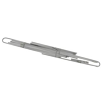   Metal brake hose set, T2 08/70-07/71, without servo, factory ATE QUALITY!!