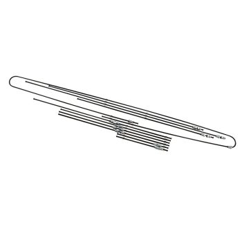   Metal brake hose set, T2 12/72-07/79, without servo, factory ATE QUALITY!!