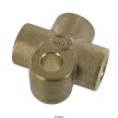 Brake pipe T-distributor