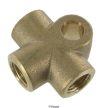 Brake pipe T-distributor