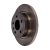 Brake disc, front, 255mm, T25 08/85-08/92, Syncro