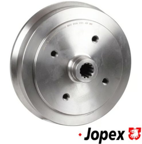 Hátsó Fékdob, 4 lyukú Bogár, Karmann, 06/67 töl , 230x50 mm,