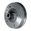  Rear brake drum, 5 holes, (250mmx52mm) Premium quality!! T2 08/63-07/67 (Use M14 bolts!!)