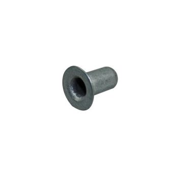 Brake pipe retaining rivet