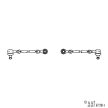 Steering tie rod for rack and pinion steering 1303 75-