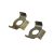 Locking plate for fixing the steering gear, Beetle/KG -07/77 (pair)