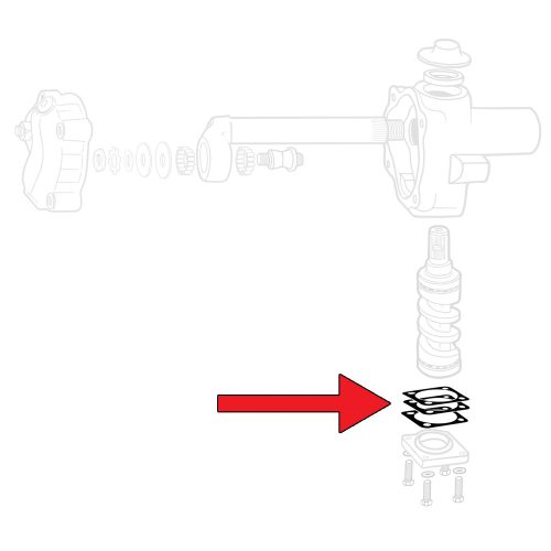 Steering gear shim, 0.15mm, T2 03/55-07/72