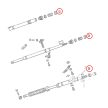 Steering column top mounting clip