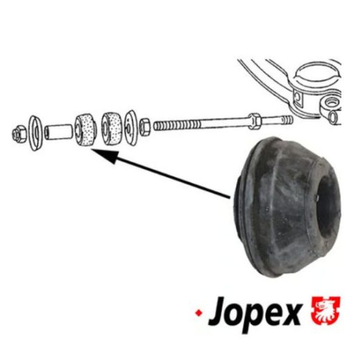 Rubber bush for radius link (trailing arm) rear, T25 05/79-08/92 in Classic line quality