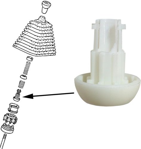 Hemisphere, gearshift lever, Bus 05/79-07/92