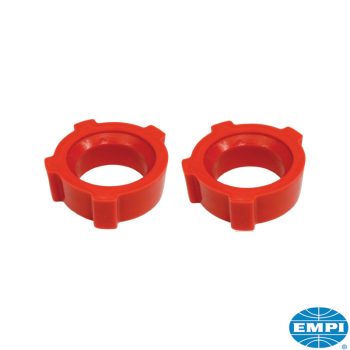   Torsion rubber, for aftermarket adjustable swingarm, outer, claw, oil release, 2" inner diameter, pair, EMPI, (fits 1454-350)