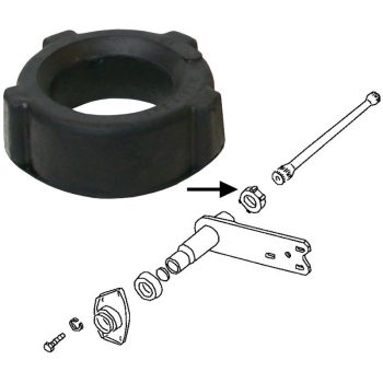   Torsion rubber claw, left outer/right inner, oiled half-shaft, (2-528 667 from 08/59 to 118 10 16 100 (08/68), inner right (from 118 07 14 40 to 118 10 16 100 dry half-shaft, from 119 000 001 for both oily and dry.