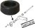 Torsion rubber bearing, plain, Beetle, Karmann (all outer, from 118 10 16 100, 08/68-)