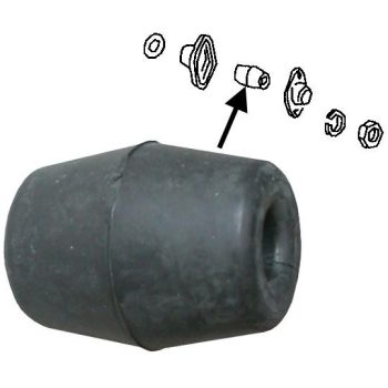   Hátsó stabilizátor gumi a fedélbe/szilentblokk/ T1/KG  08/66-