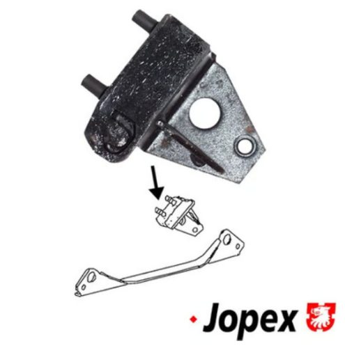 Transmission mount, rear, left, Classic Line quality, Beetle/Karmann Ghia 08/72-