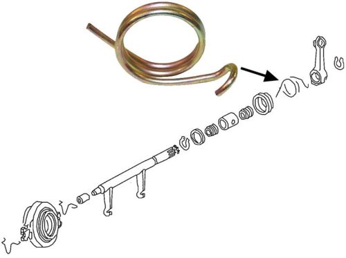 Clutch spring, 09/71- 39mm diameter. (this is the larger diameter)