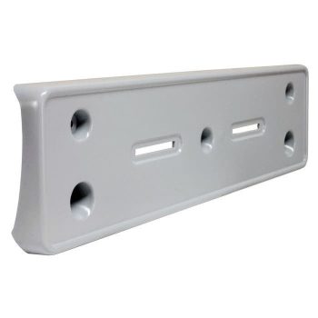   Front license plate holder, plastic, gray, Golf 2 Cabrio (12/87-07/93)