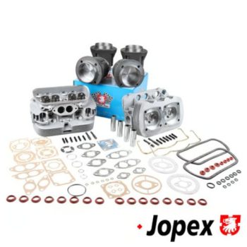   Engine rebuild kit, (large bore) 2pcs 040 cylinder heads, 87mm cylinder with piston set, + engine gasket set.