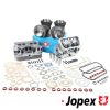   Engine rebuild kit, (large bore) 2pcs 040 cylinder heads, 87mm cylinder with piston set, + engine gasket set.