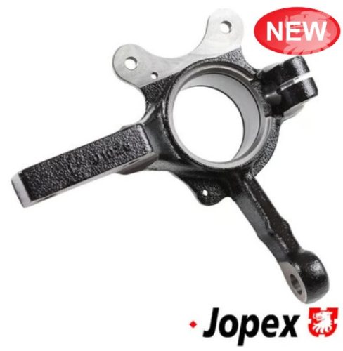 Steering knuckle, wheel suspension, left