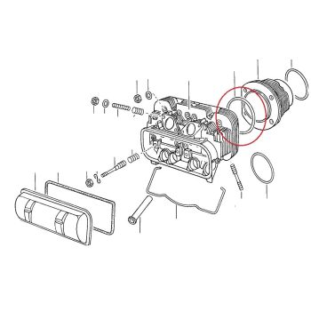   Tömítés a hengerfej alá Typ4 2.0,  94x105x07, VictorReinz