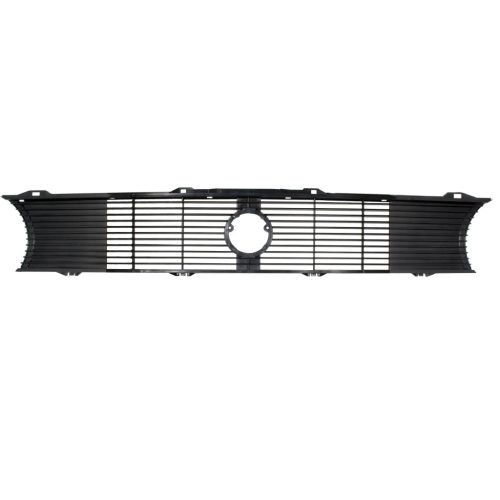 Front grille center section, single headlight: Golf Mk1 (1975-1983), Caddy Mk1 (1983-1992), Golf Mk1 Cabriolet (1979-1987
