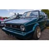   Front grille center section, single headlight: Golf Mk1 (1975-1983), Caddy Mk1 (1983-1992), Golf Mk1 Cabriolet (1979-1987