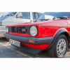   Gti plakett, ezüst felirat fekete háttéren, Golf Mk1 (1975-1983), Jetta (1979-1983)