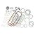 Engine gasket set, T25 2000cc 05/79-04/86, Type 4 2000cc (Reinz on sale)