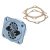 Oil pump std 68-69 Alu, 8mm stud/21mm gear; for 3-rivet driveshaft; small oil hole