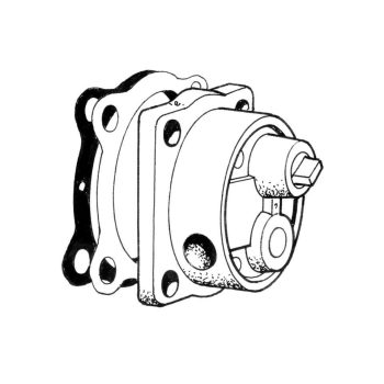 Oil pump 61-67 high capacity; 3-bolt; 26mm; small oil hole