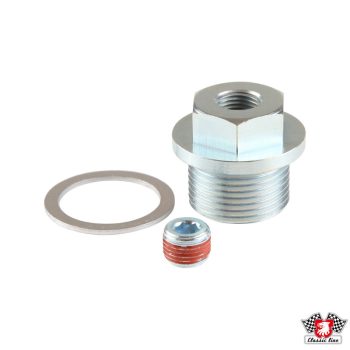   Olajnyomás szabályozó szelep csavar, T2 1.7-2.0 08/71-07/79, T25 1.6-2.1 05/79-07/92