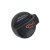 Oil filler cap, black, plastic