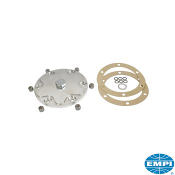   Olajleeresztö alsó fedél, Billet alumínium, csavarokkal, tömítéssel, Bogár 12-1600 08/67-12/86, T25/T3 1.6 05/79-12/82