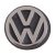VW emblem, rear, satin silver: Golf Mk2 (1984-1987), Polo Mk1/2 (1982-1994), Scirocco (1981-1992)