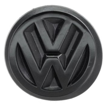   Rear VW emblem, black: Golf Mk2 (1984-1987), Golf Mk1 Cabriolet (1979-1993), Jetta (1984-1987)
