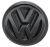 Rear VW emblem, black: Golf Mk2 (1984-1987), Golf Mk1 Cabriolet (1979-1993), Jetta (1984-1987)
